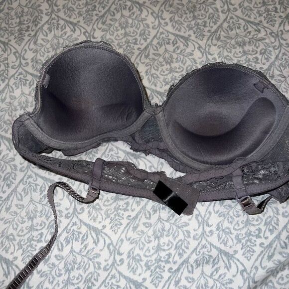 Strapless bra gray and convertible size 34C  - Picture 2 of 3